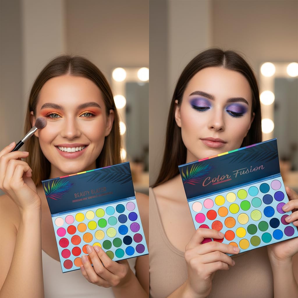 BestLand ideas de maquillajes diarios y festivos con esta paleta.