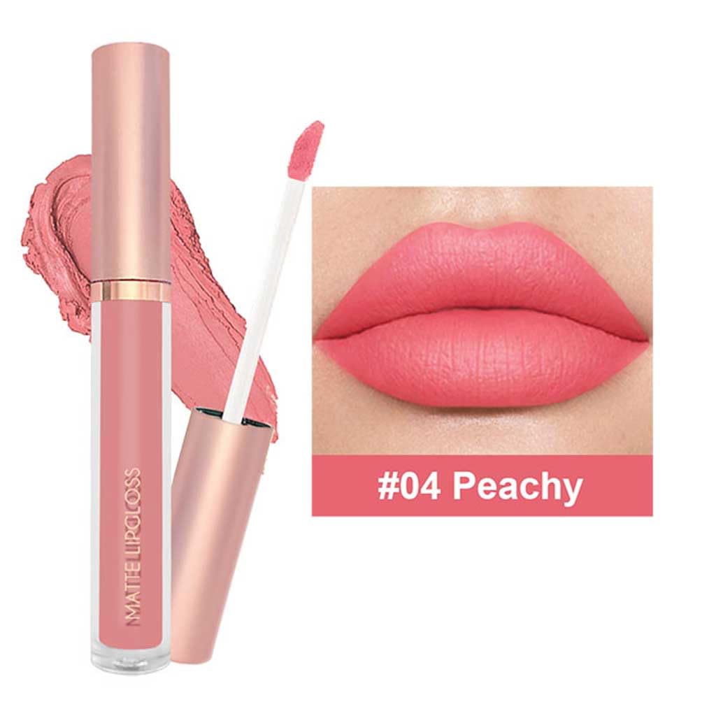 BestLand labial líquido rojo mate para un toque elegante y duradero.