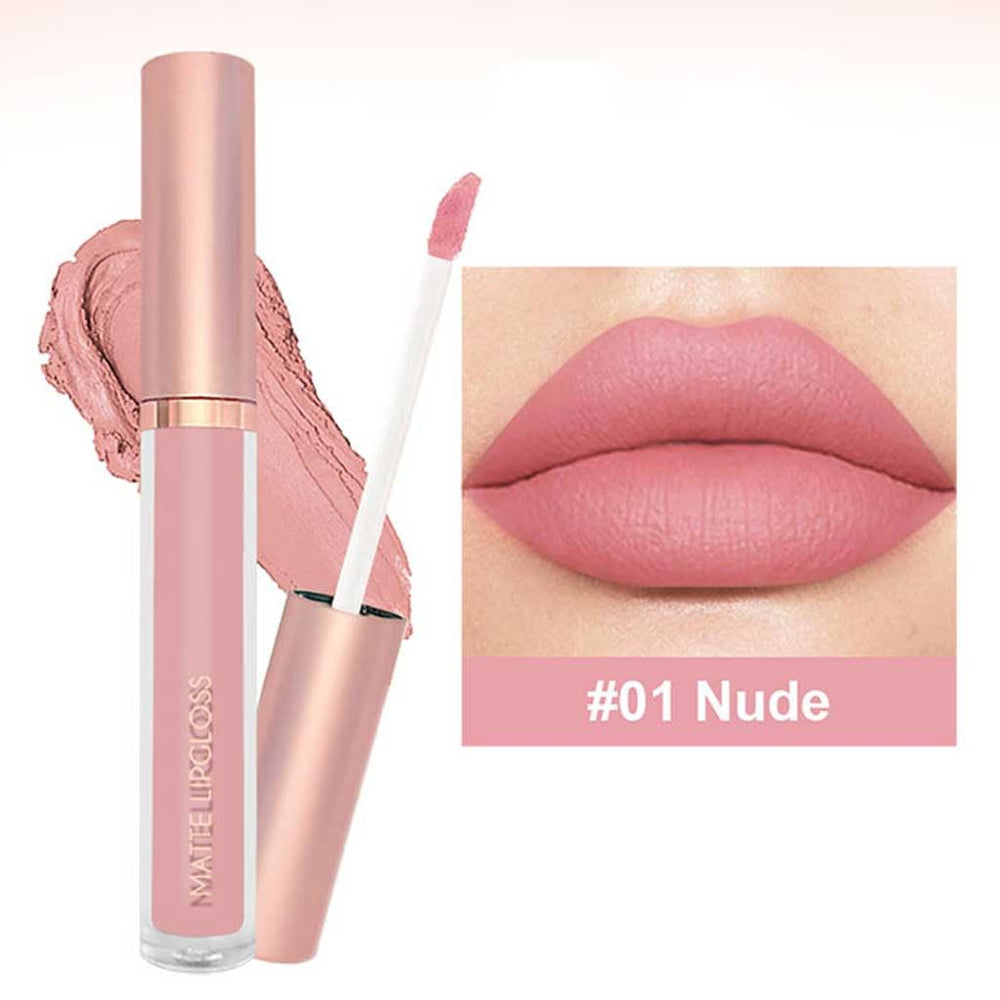 BestLand labial líquido rosa para un acabado natural y duradero.