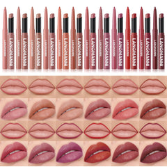 BestLand labial mate tonos nude diario para looks naturales durante todo el día.