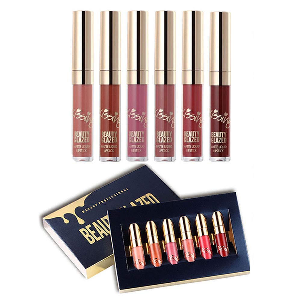 BestLand labios-mate tonos vibrantes para destacar en cualquier ocasión.