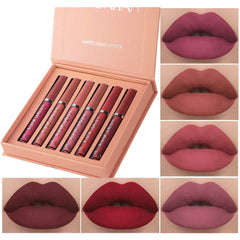 BestLand matte liquid lipstick set packaging, gift-ready presentation with long-lasting color