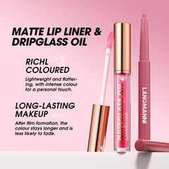 BestLand set de 6 tonos labiales neutros rosados y rojos