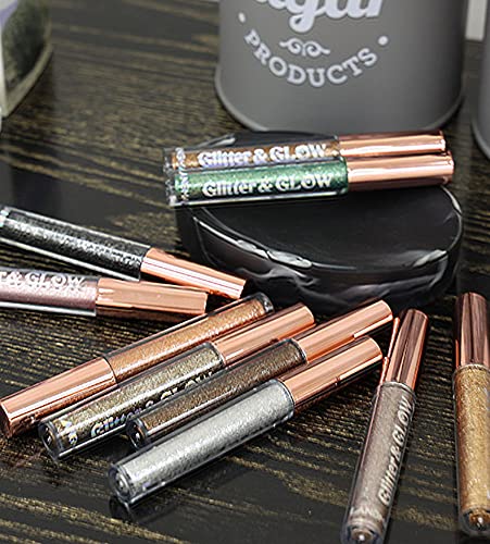 BestLand sombras líquidas para ojos, combinación de 10 colores vivos.