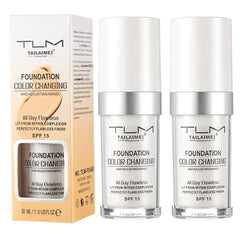 BestLand TLM cambia tono al aplicar, base natural para piel radiante