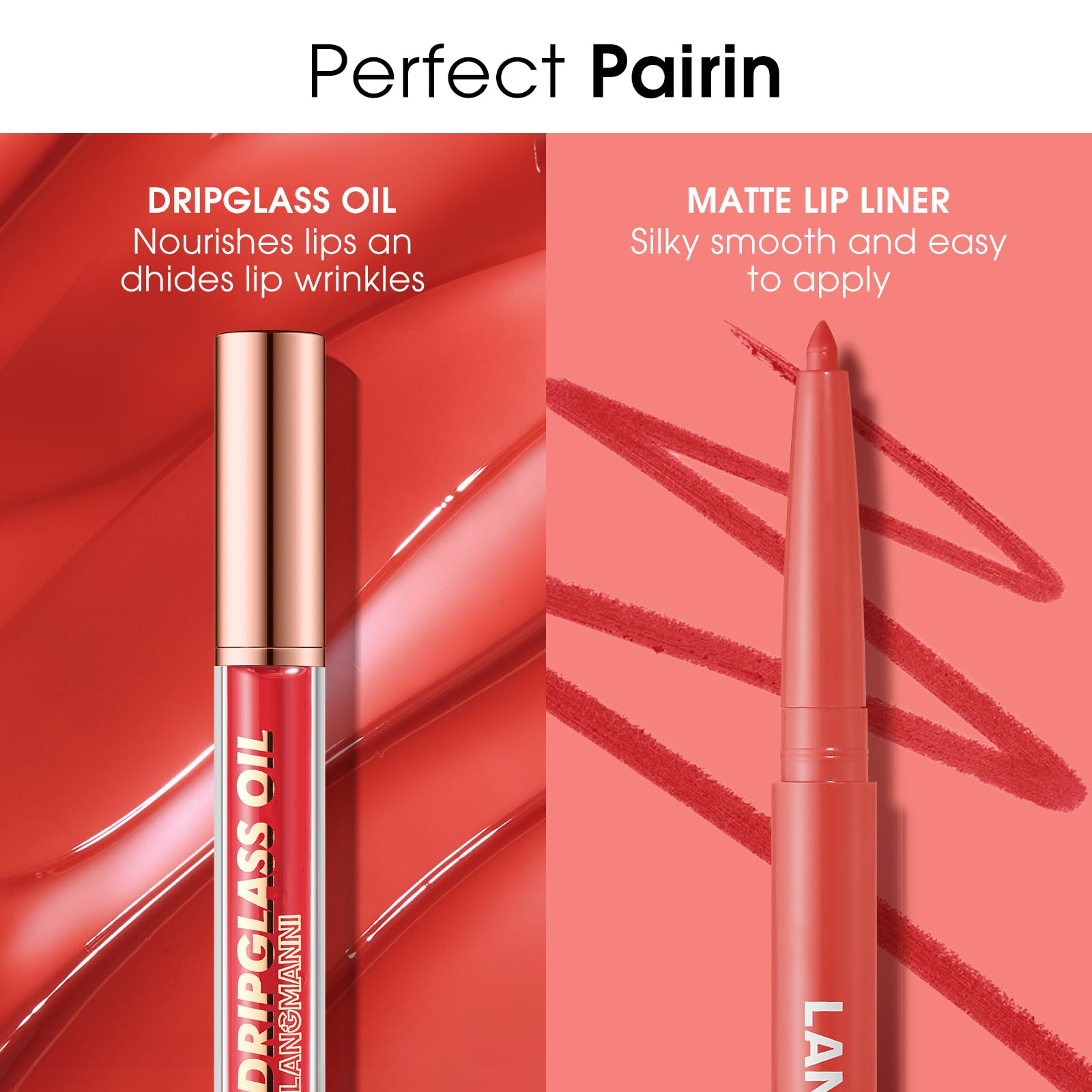 BestLand tonos labiales rojo vibrante para un toque audaz.