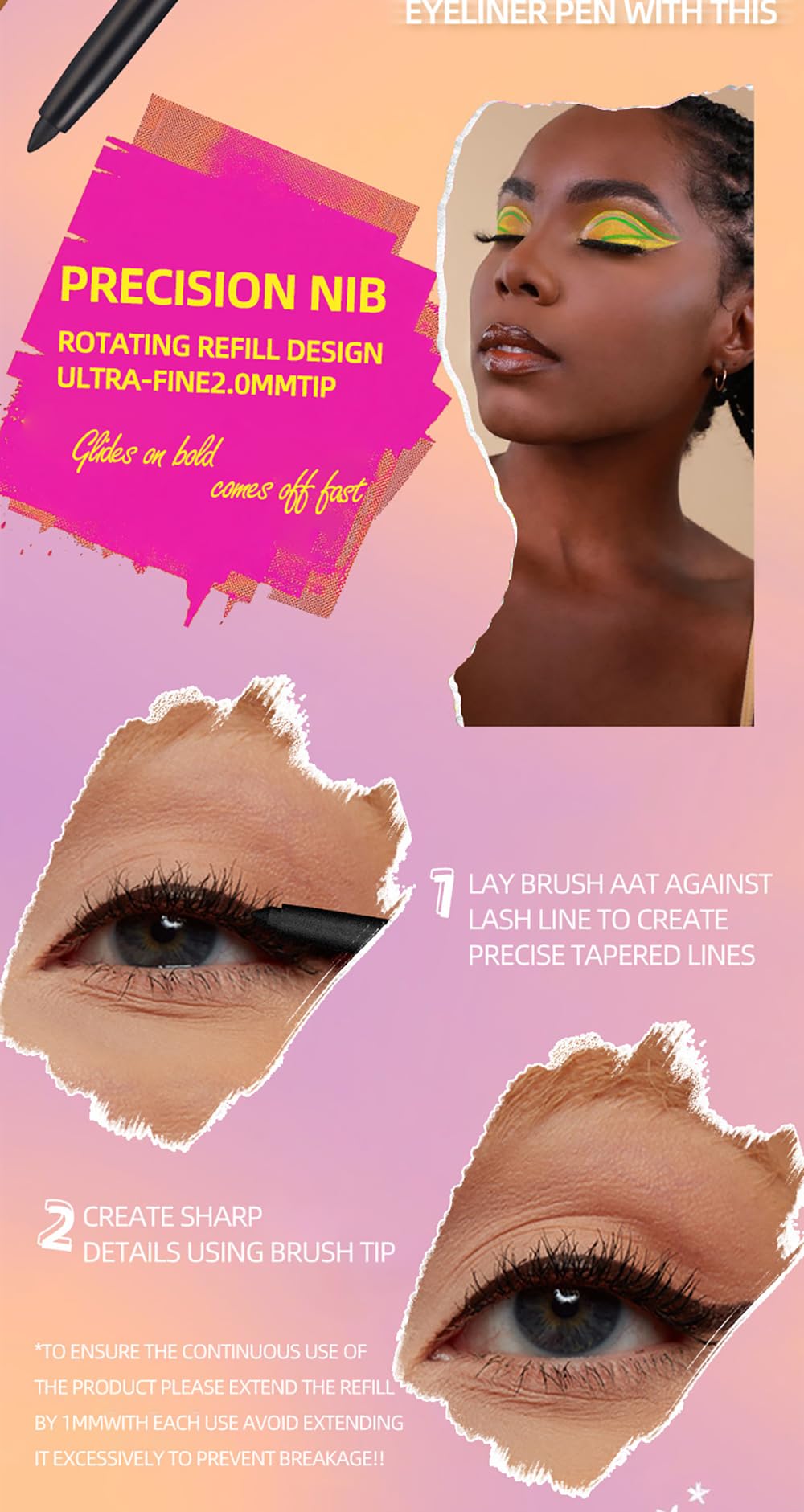 BestLand ultra-precise glide for sharp lines or soft blends