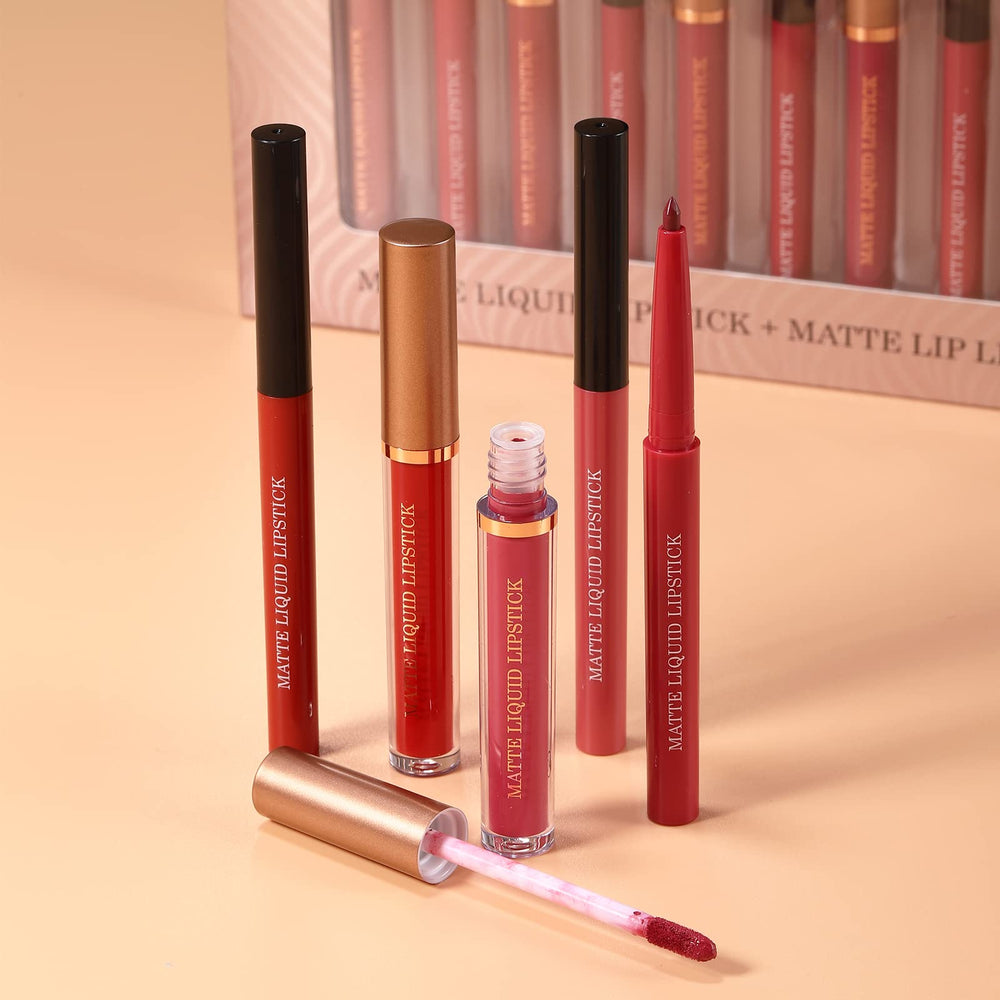 BestLand velvet matte finish on lips with subtle sheen