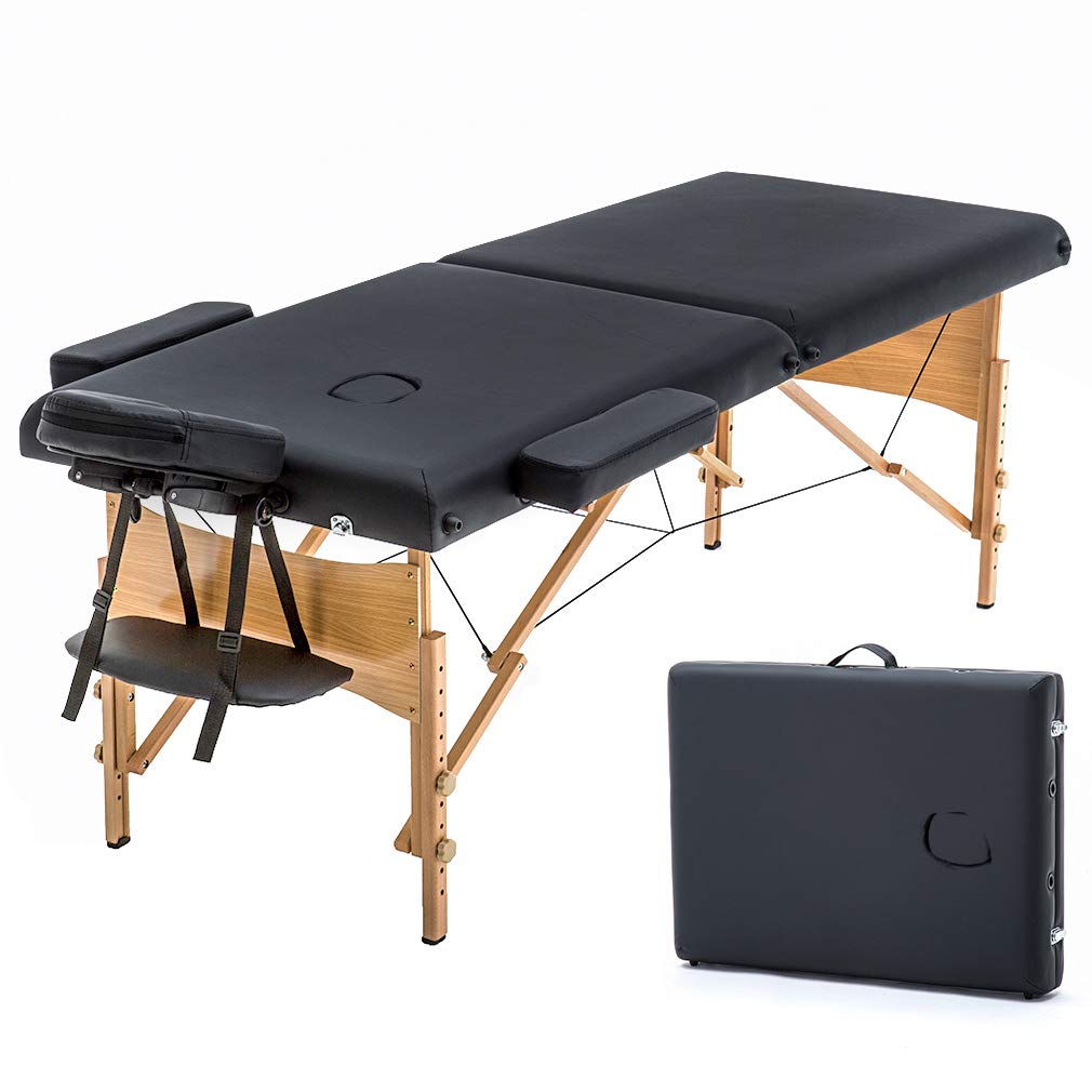 BestMassage portable massage table with 24-inch width ideal for on-site sessions.