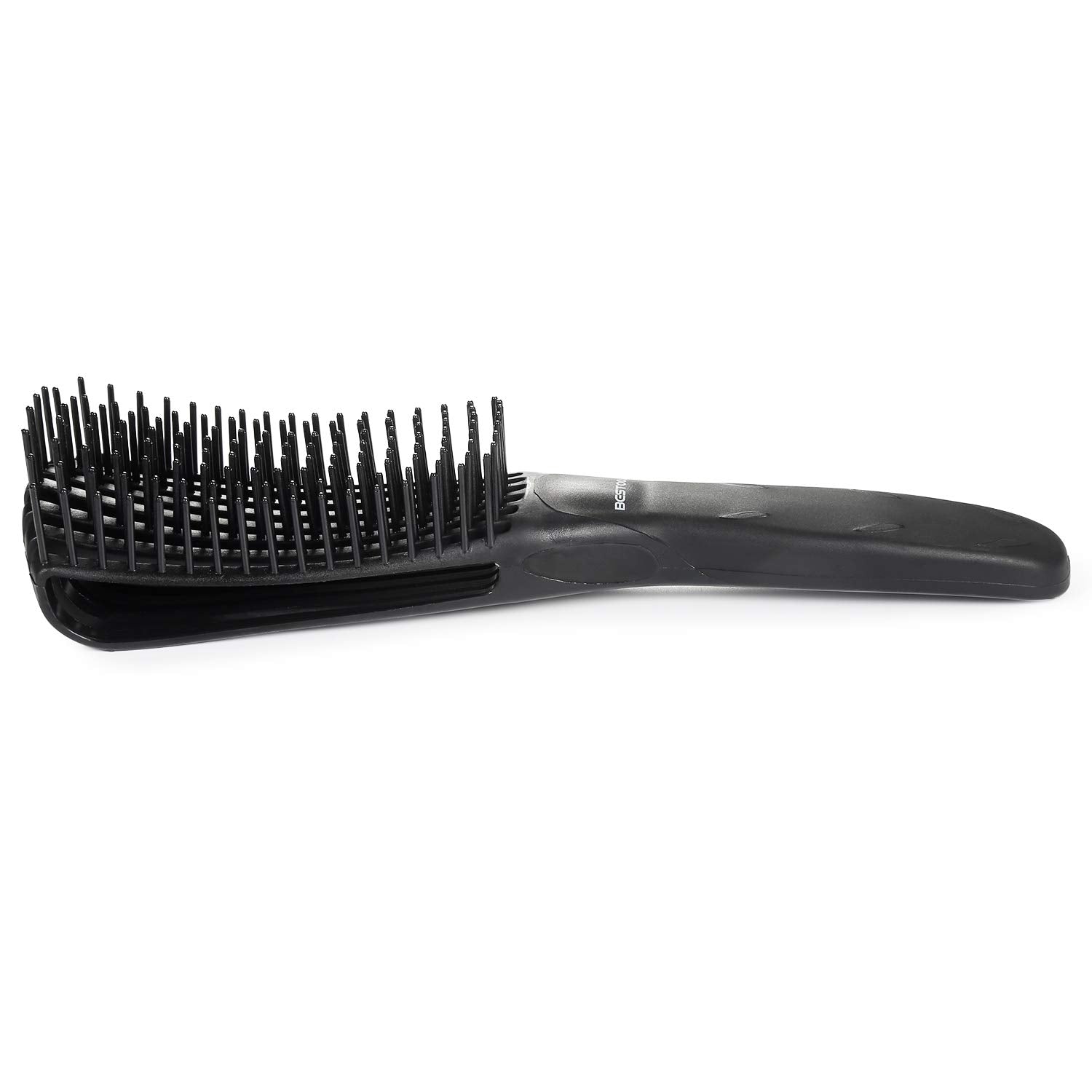 BESTOOL detangling brush with control bar to shorten tangling time.