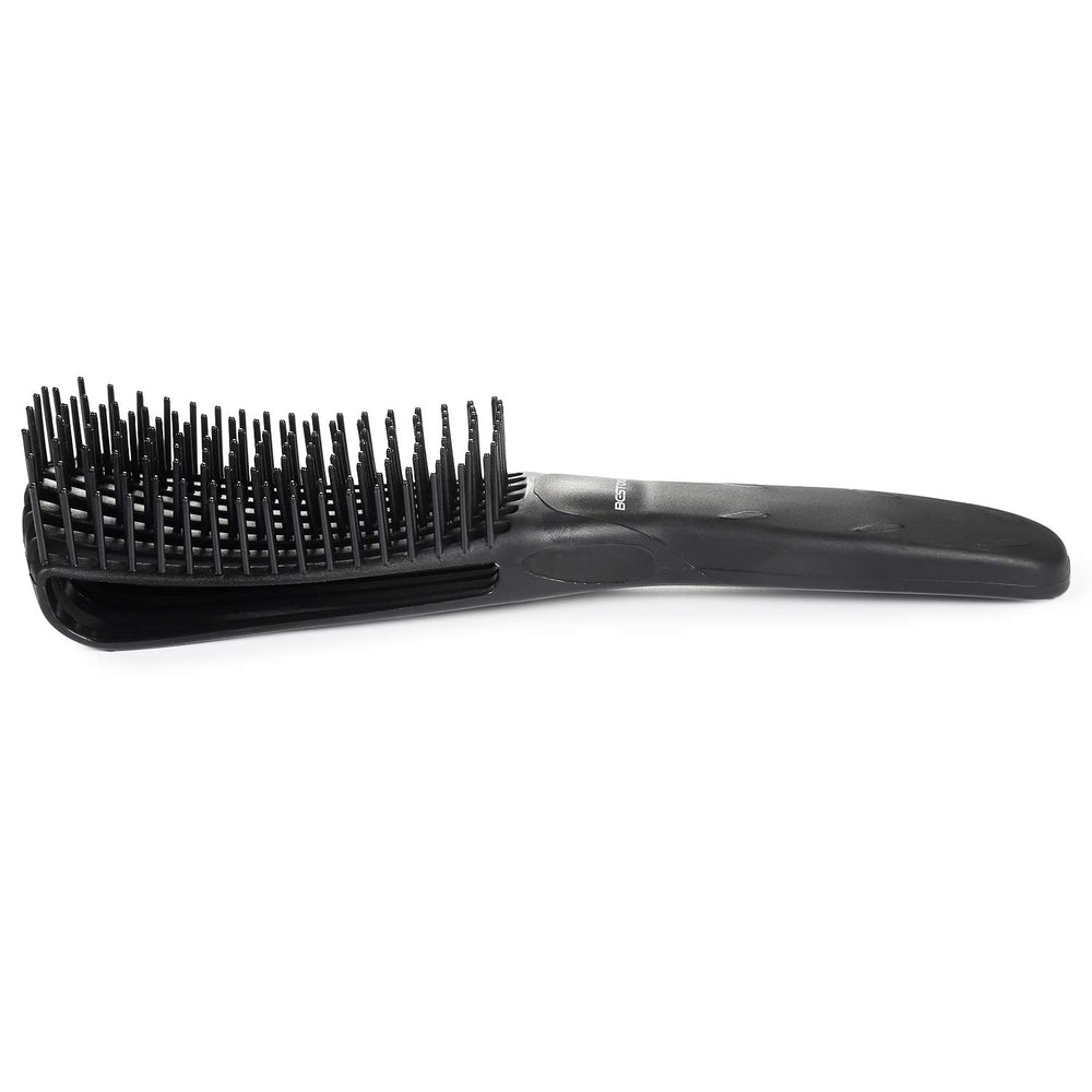 BESTOOL detangling brush with control bar to shorten tangling time.