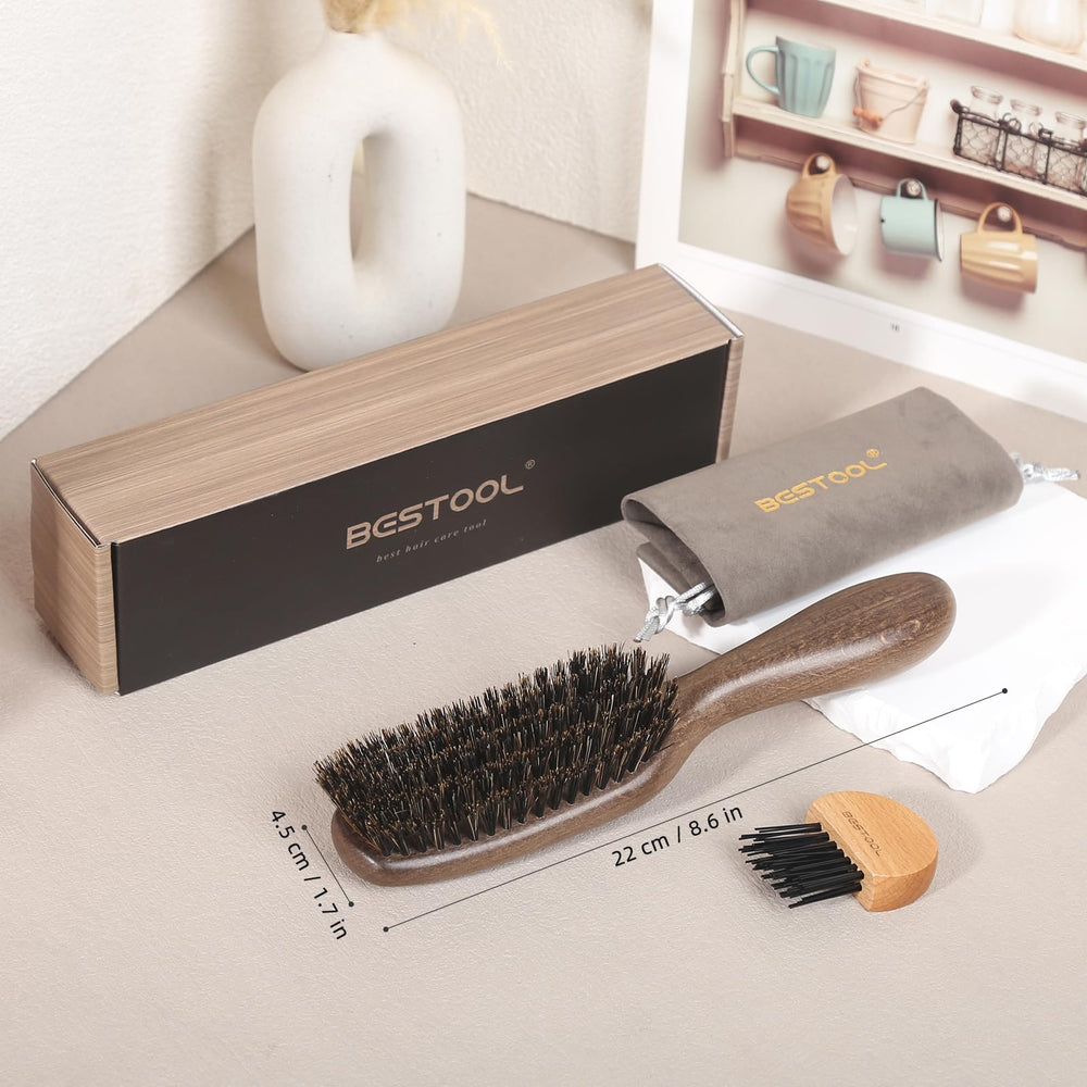 BESTOOL hair brush enhances shine and texture for healthier-looking hair