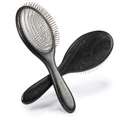 BESTOOL hair brush paddle detangler with metal bristles for gentle detangling and massage