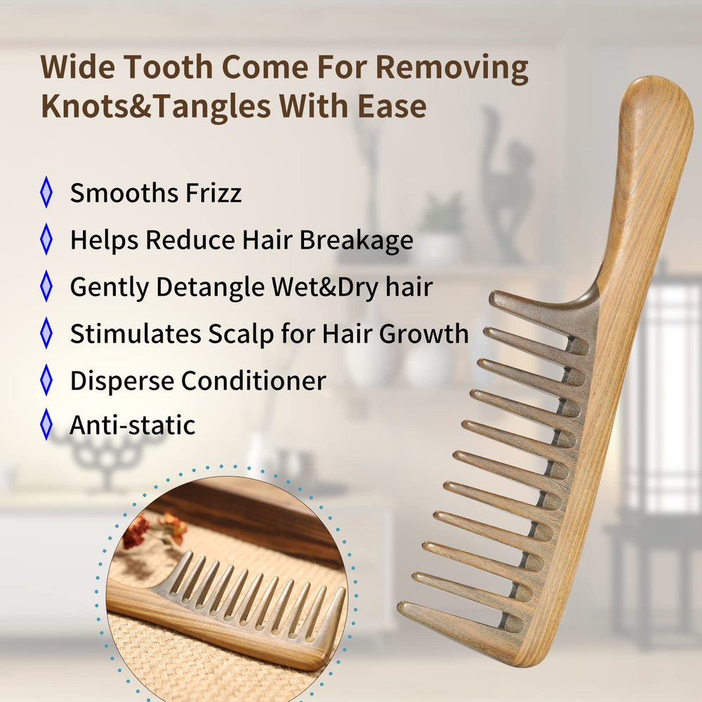 BESTOOL thick pins and large gaps ease scalp massage