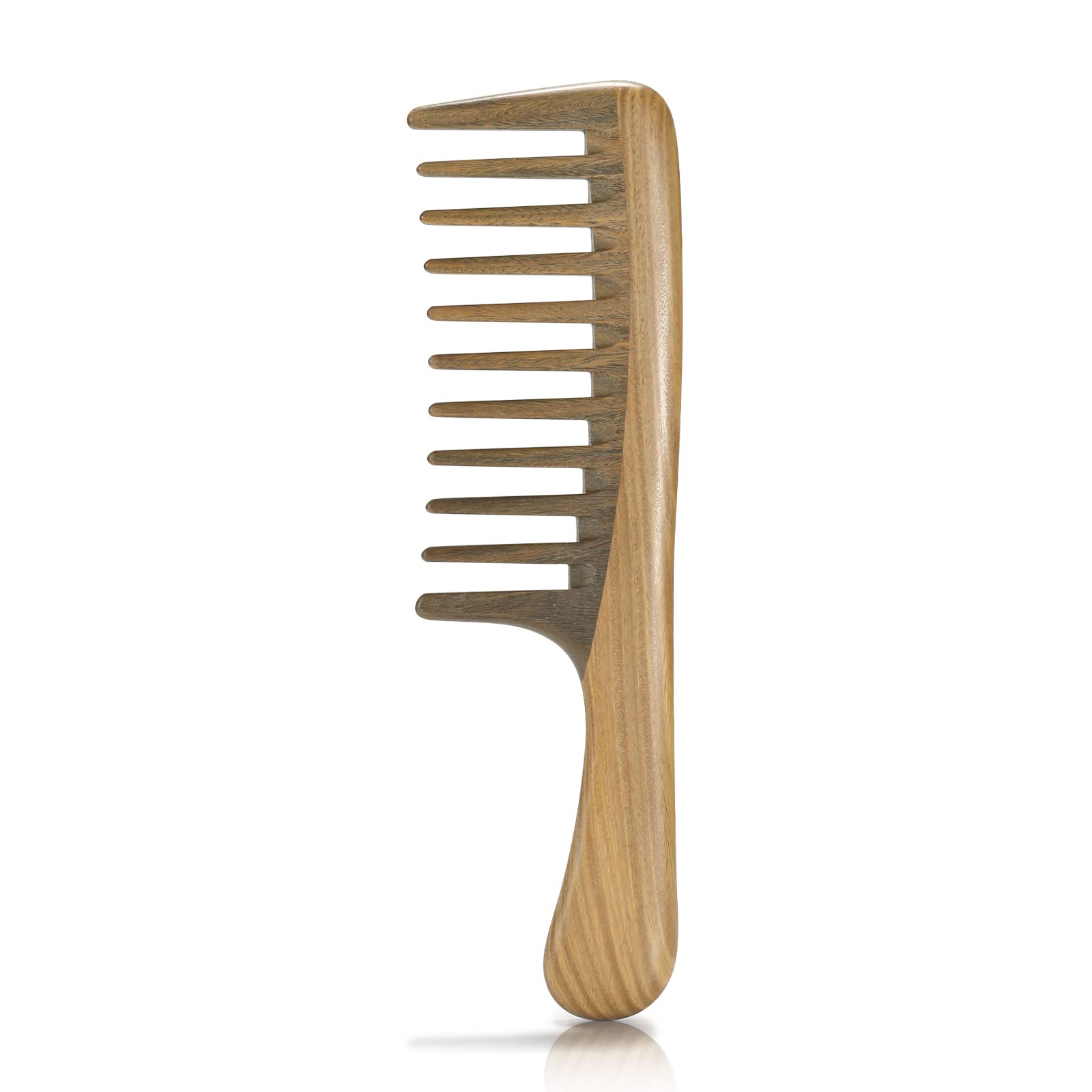 BESTOOL wide tooth comb detangling knots with sandalwood scent for smooth detangling