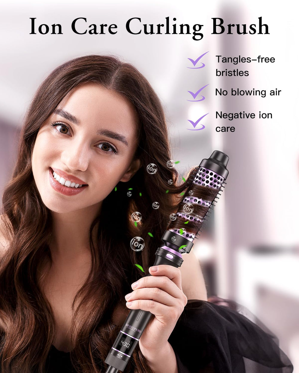 BESTOPE PRO 0.5-inch curling iron for tight curls and volume.
