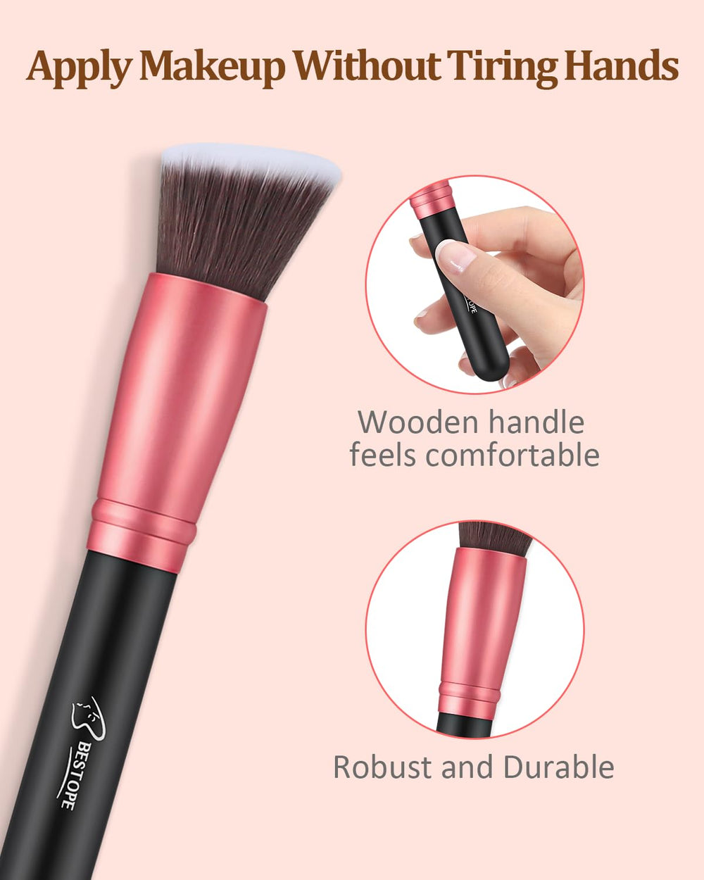 BESTOPE PRO eye shadow brushes precise shading and blending