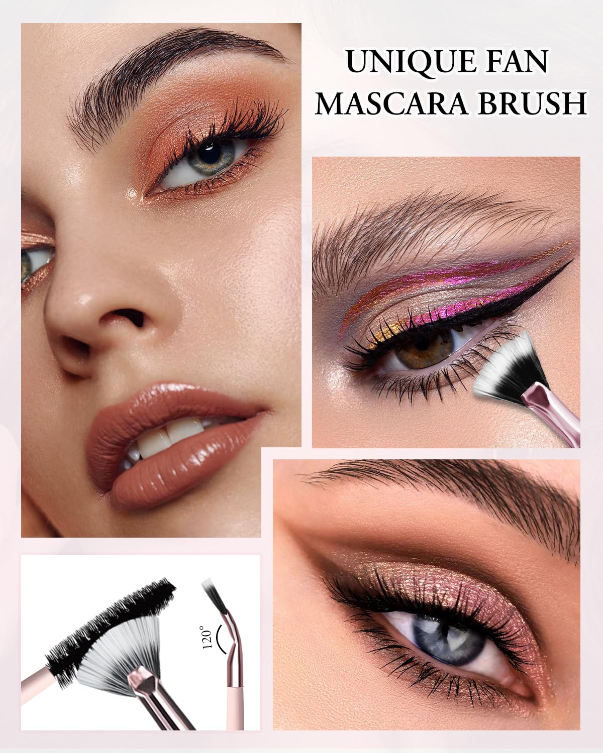 BESTOPE PRO face brushes cover foundation, powder, concealer, and contour for versatile looks.