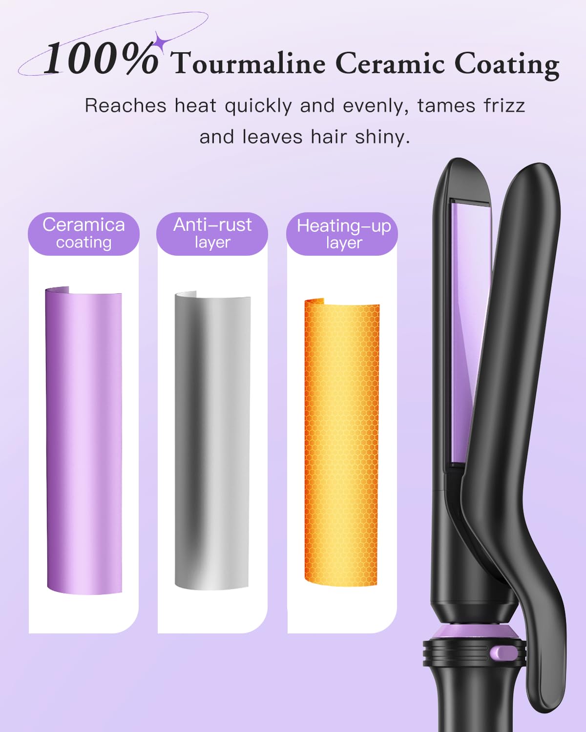 BESTOPE PRO LED display with 13 heat settings for precise styling.