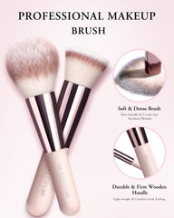 BESTOPE PRO soft synthetic bristles for gentle touch and even powder pickup.