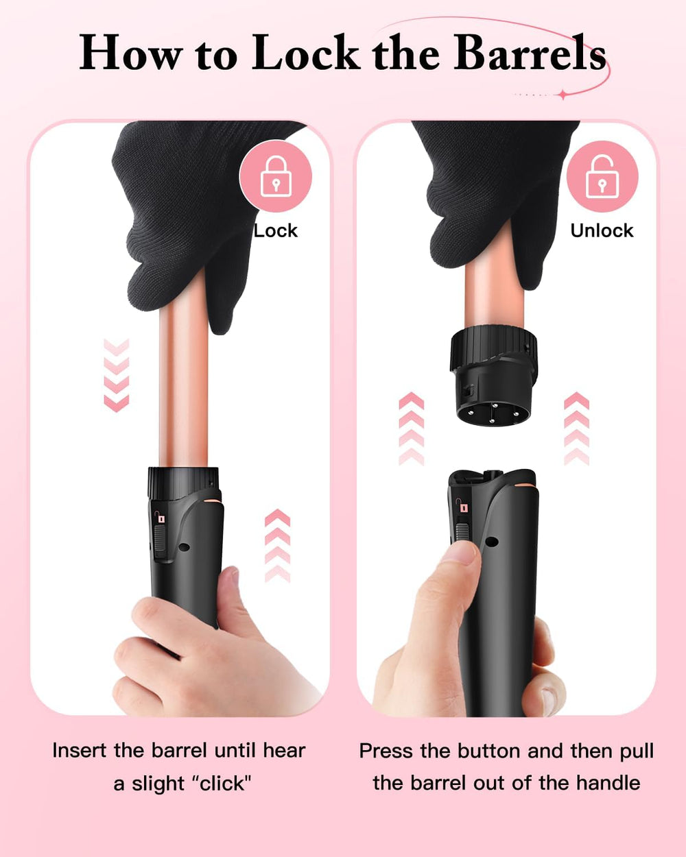 BESTOPE PRO Waver Wand cord distance note helps safe operation.