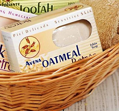 Betres Oatmeal Bar Soap with visible oats, airy foam for a gentle wash