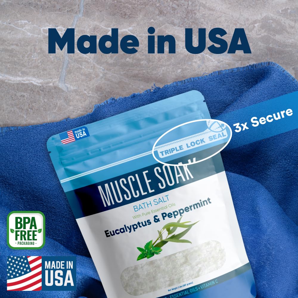 Better Bath Better Body Muscle Soak, hecho en EE.UU. con ingredientes naturales.