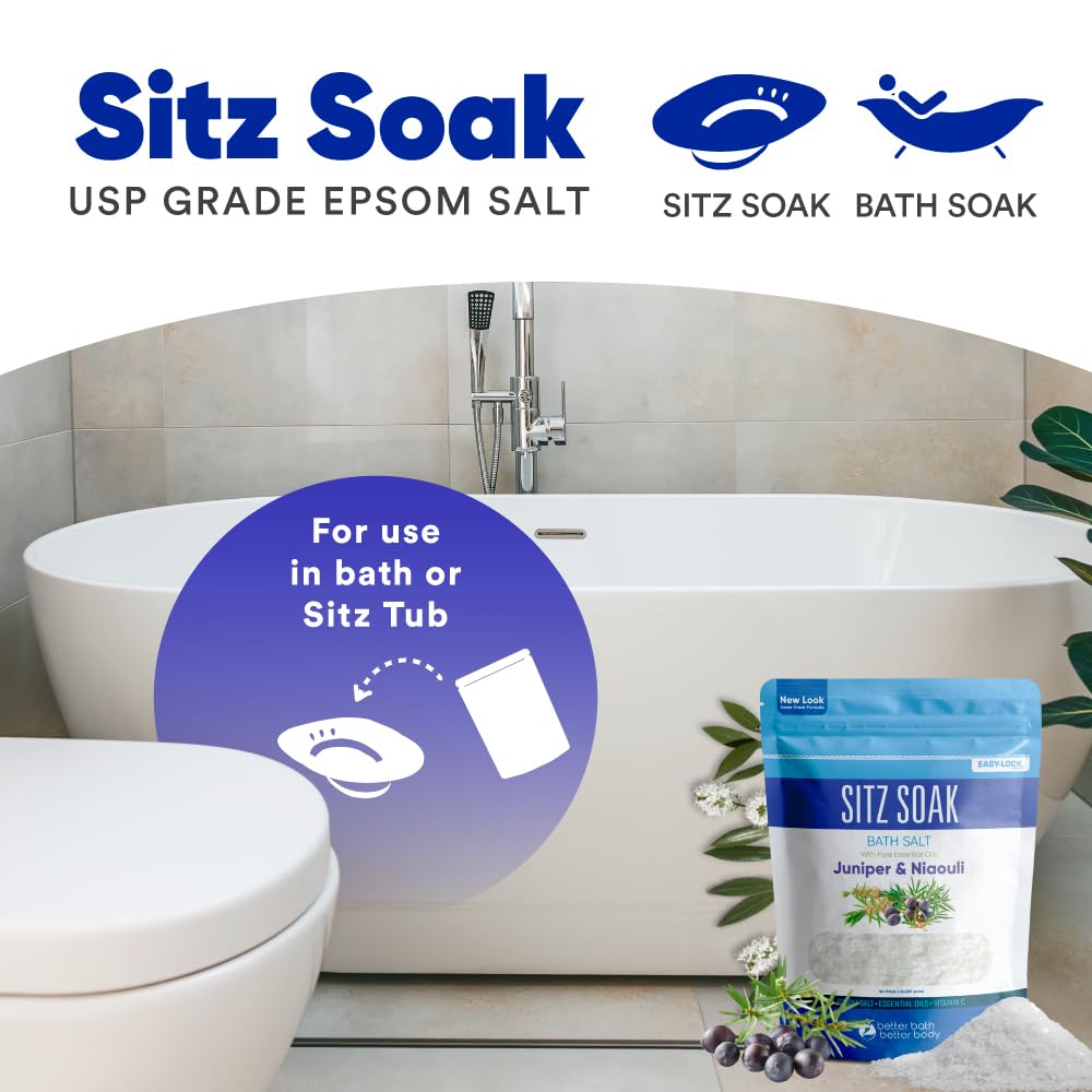 Better Bath Better Body Sitz Bath Soak bottle pour with essential oils