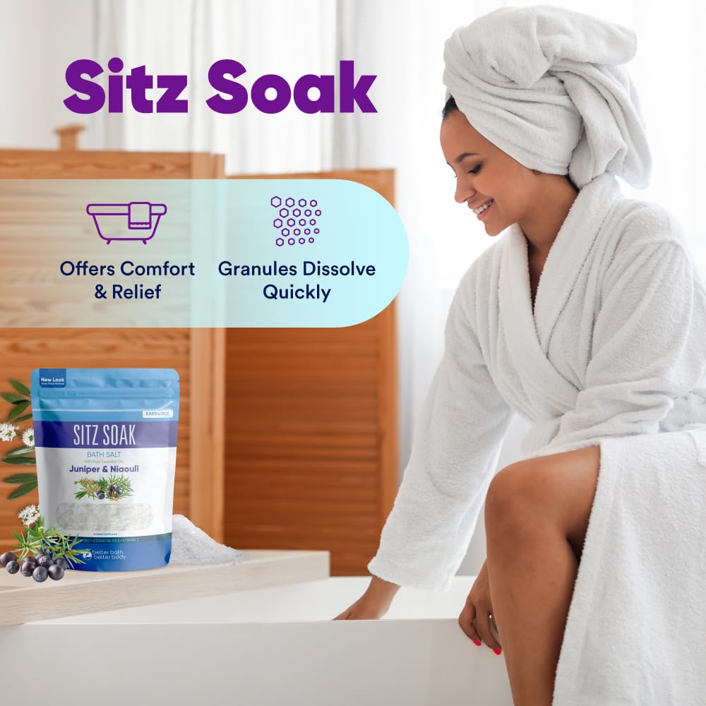 Better Bath Better Body Sitz Bath Soak BPA-free pouch close-up