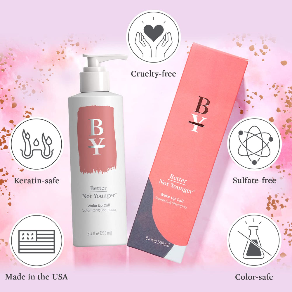 Better Not Younger Wake Up Call volumized hair bounce after use