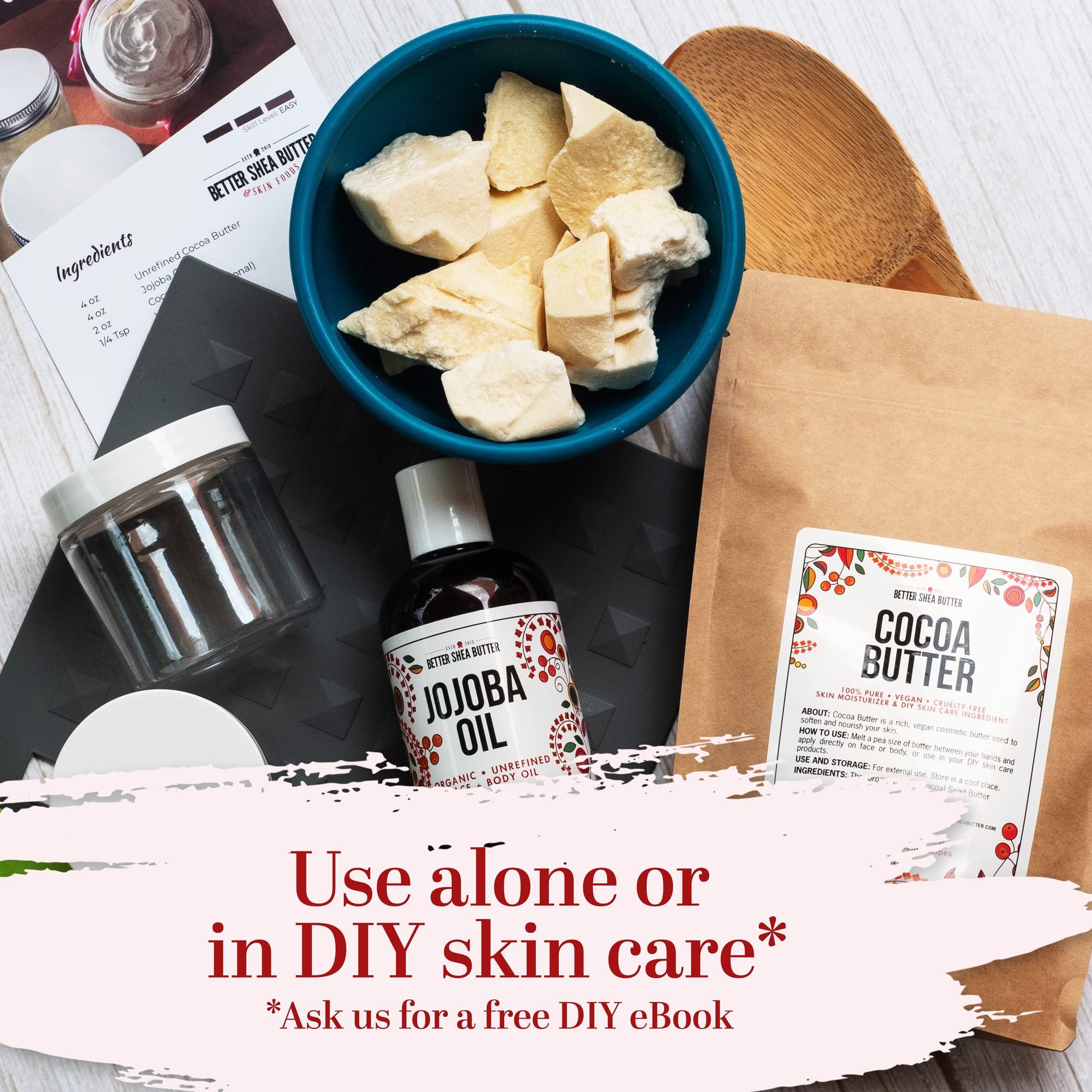 Better Shea Butter Cocoa Butter Raw cream base for body and lip care