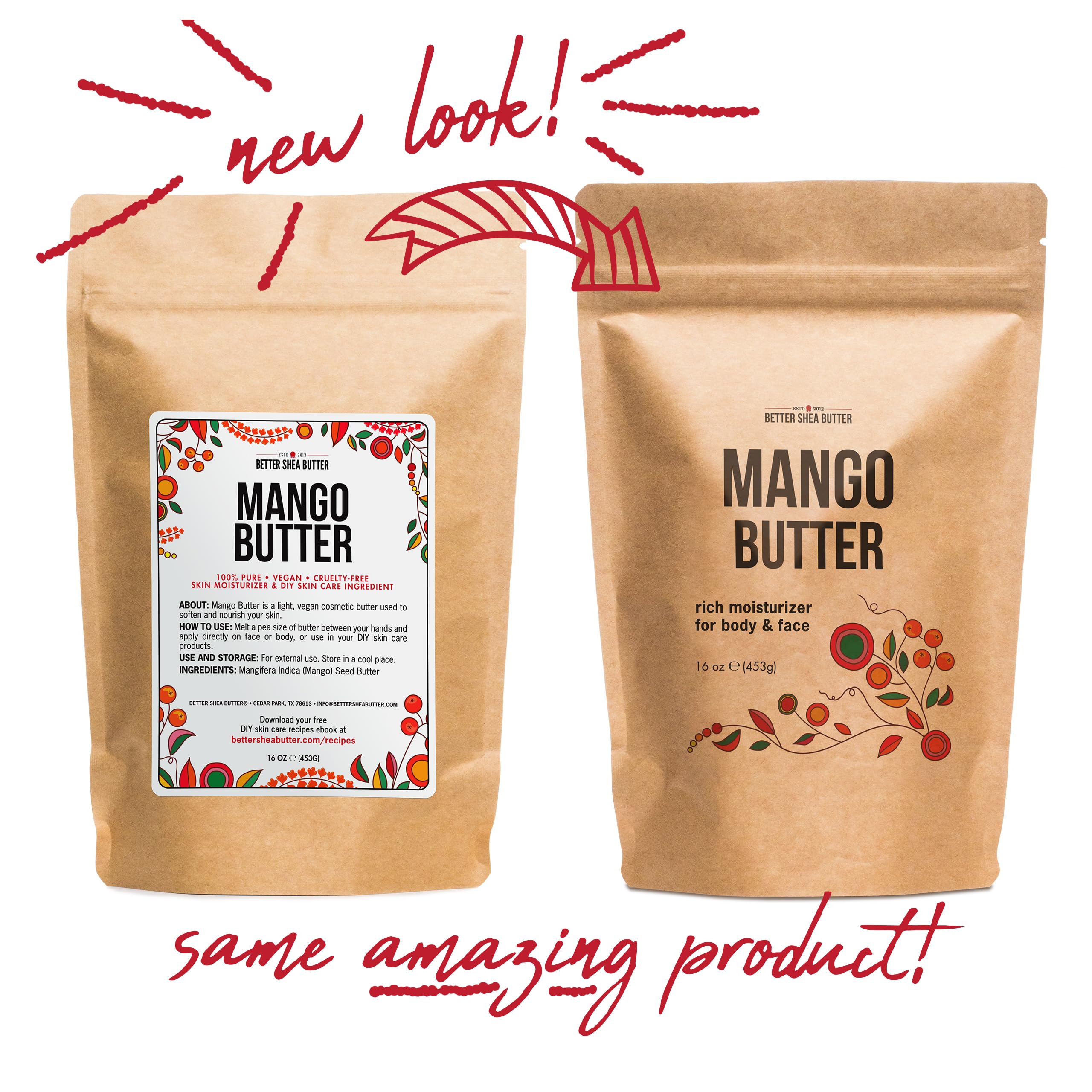 Better Shea Butter Mango Butter on face provides gentle moisture for sensitive skin.