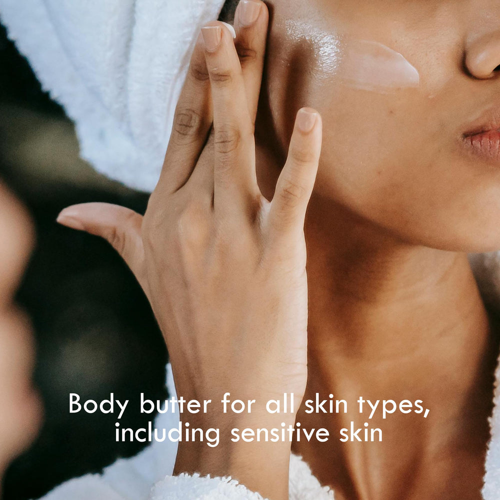 Better Shea Butter Mango Butter cream texture highlights smooth skin absorption.