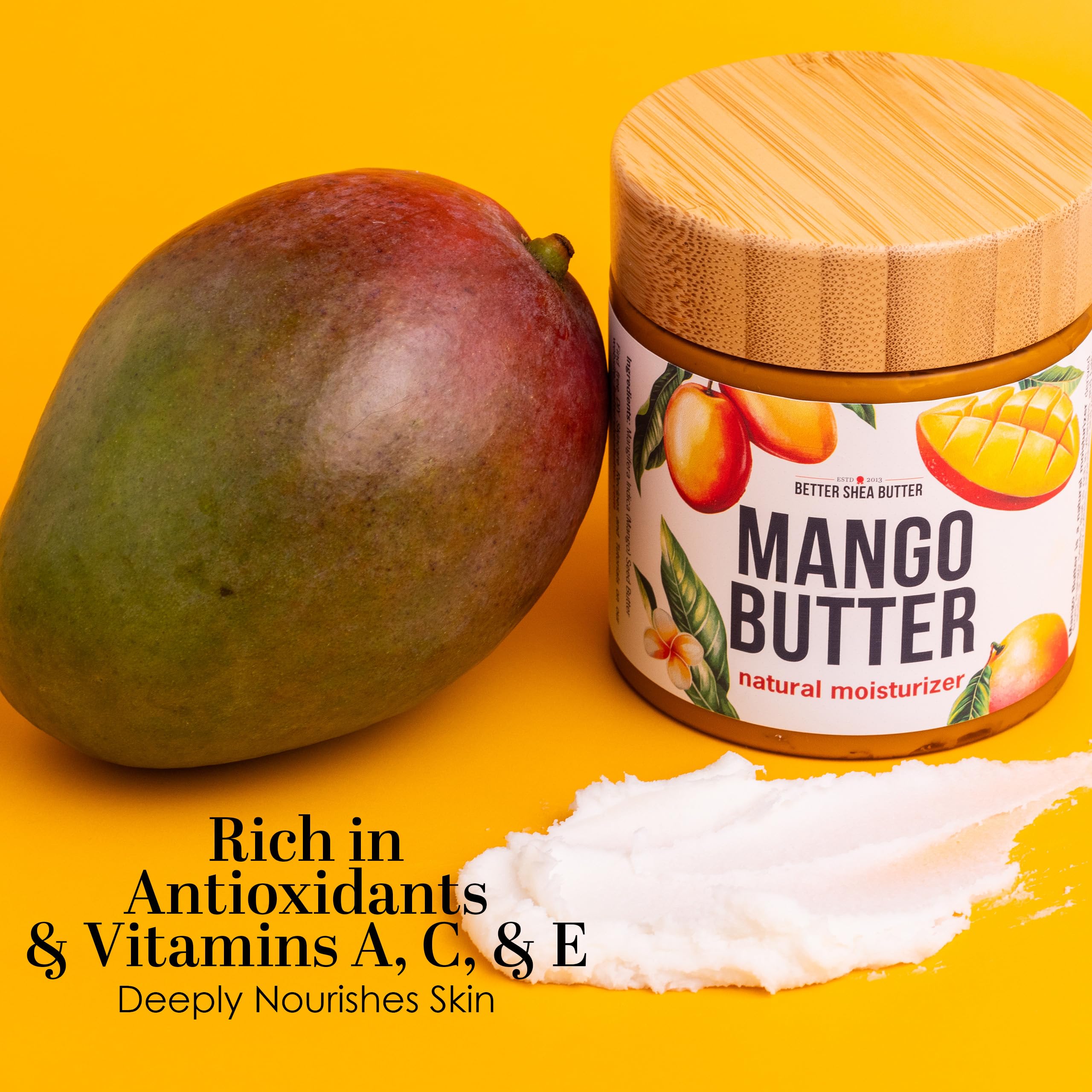 Better Shea Butter Manteca de Mango para cabello 4C, ligero y suave al tacto.
