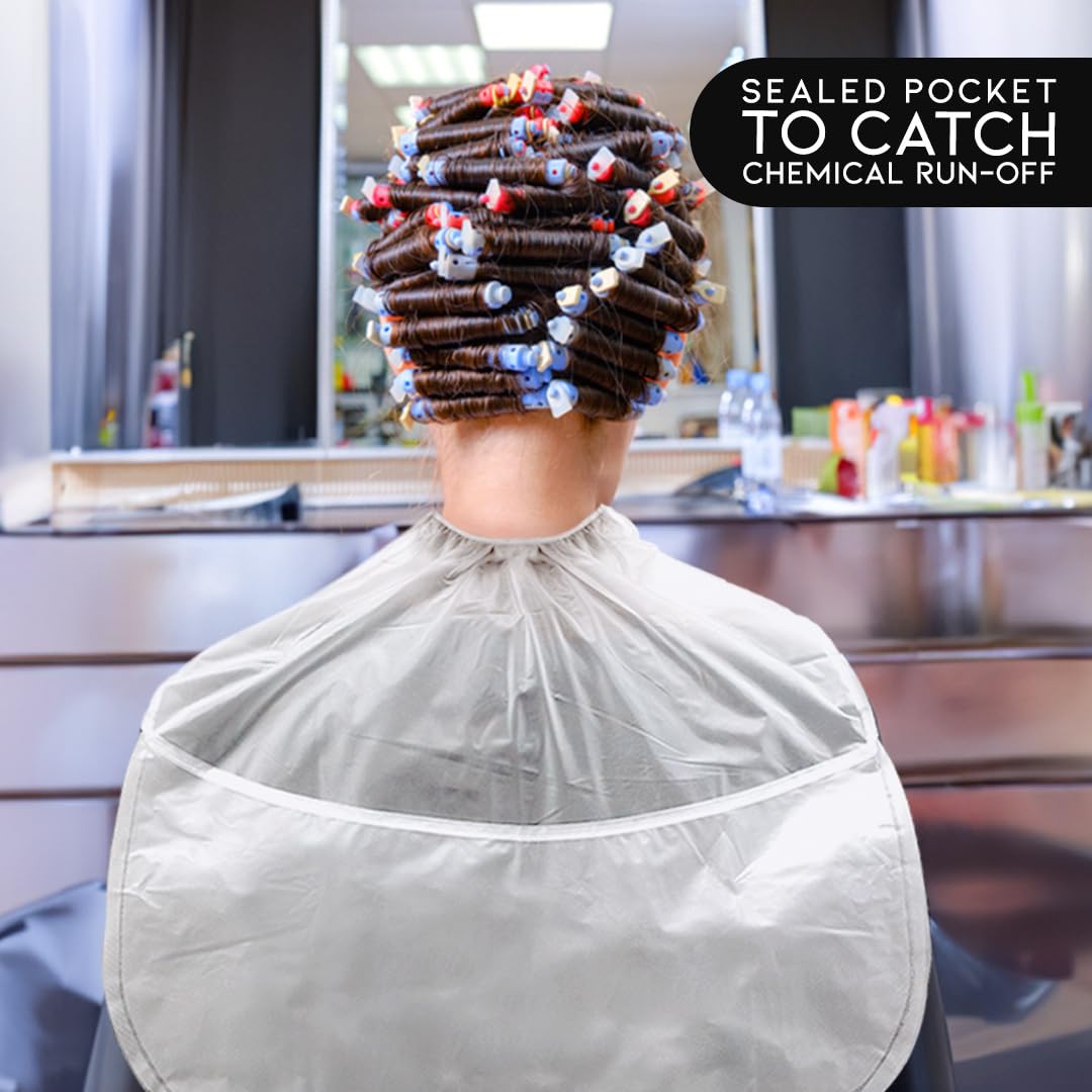 Soft reusable vinyl Betty Dain cap offers comfortable wear during salon sessions.