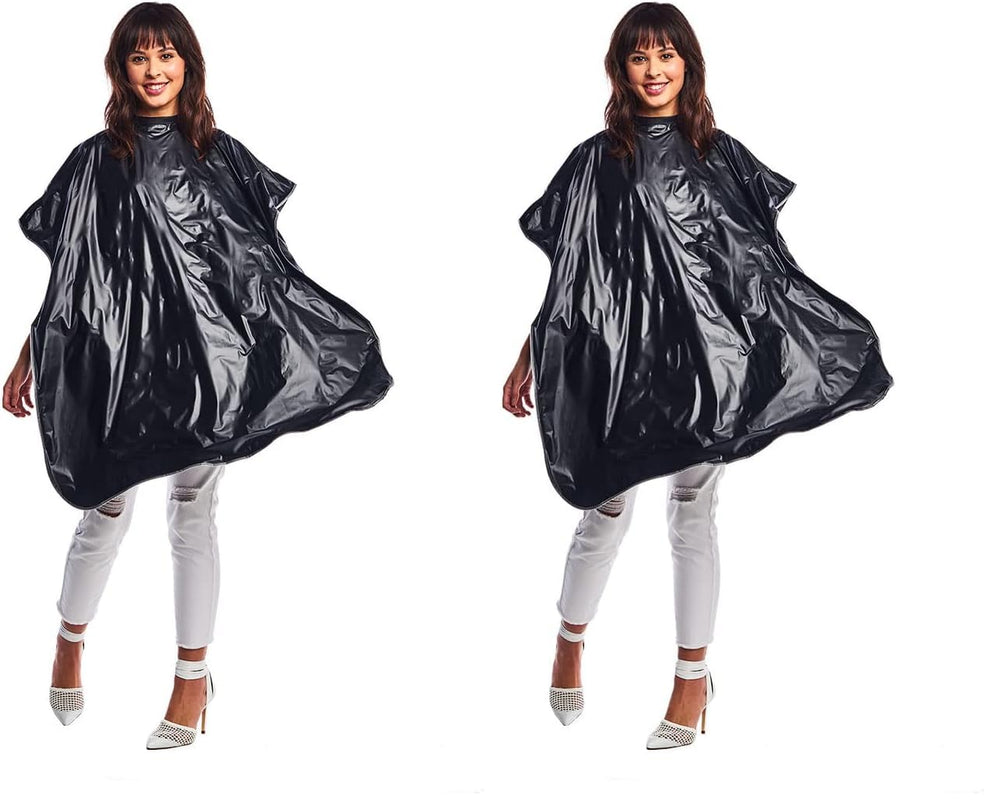 Betty Dain Lustre Shampoo Cape waterproof design protects clothing during washing and coloring