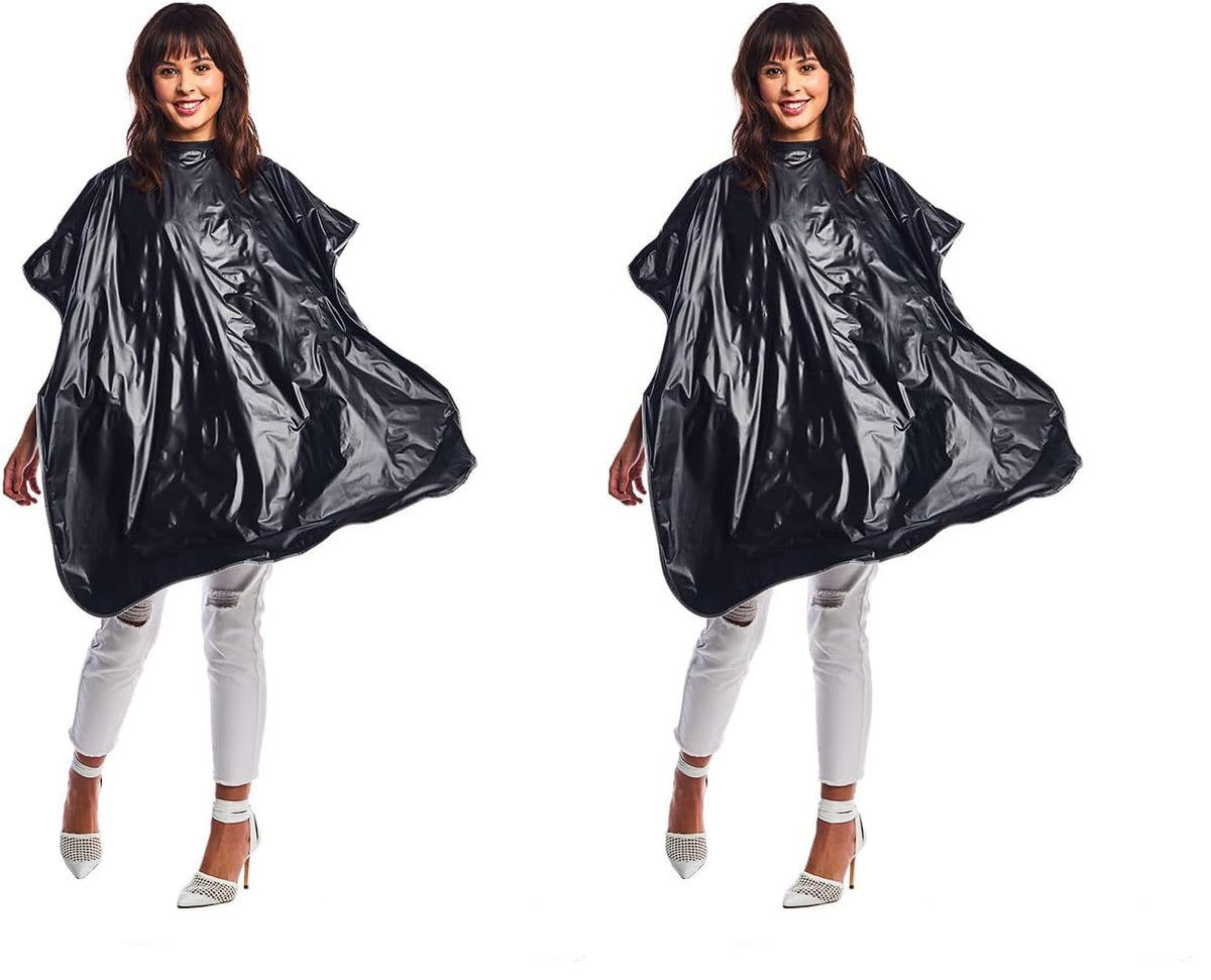 Betty Dain Lustre Shampoo Cape waterproof design protects clothing during washing and coloring
