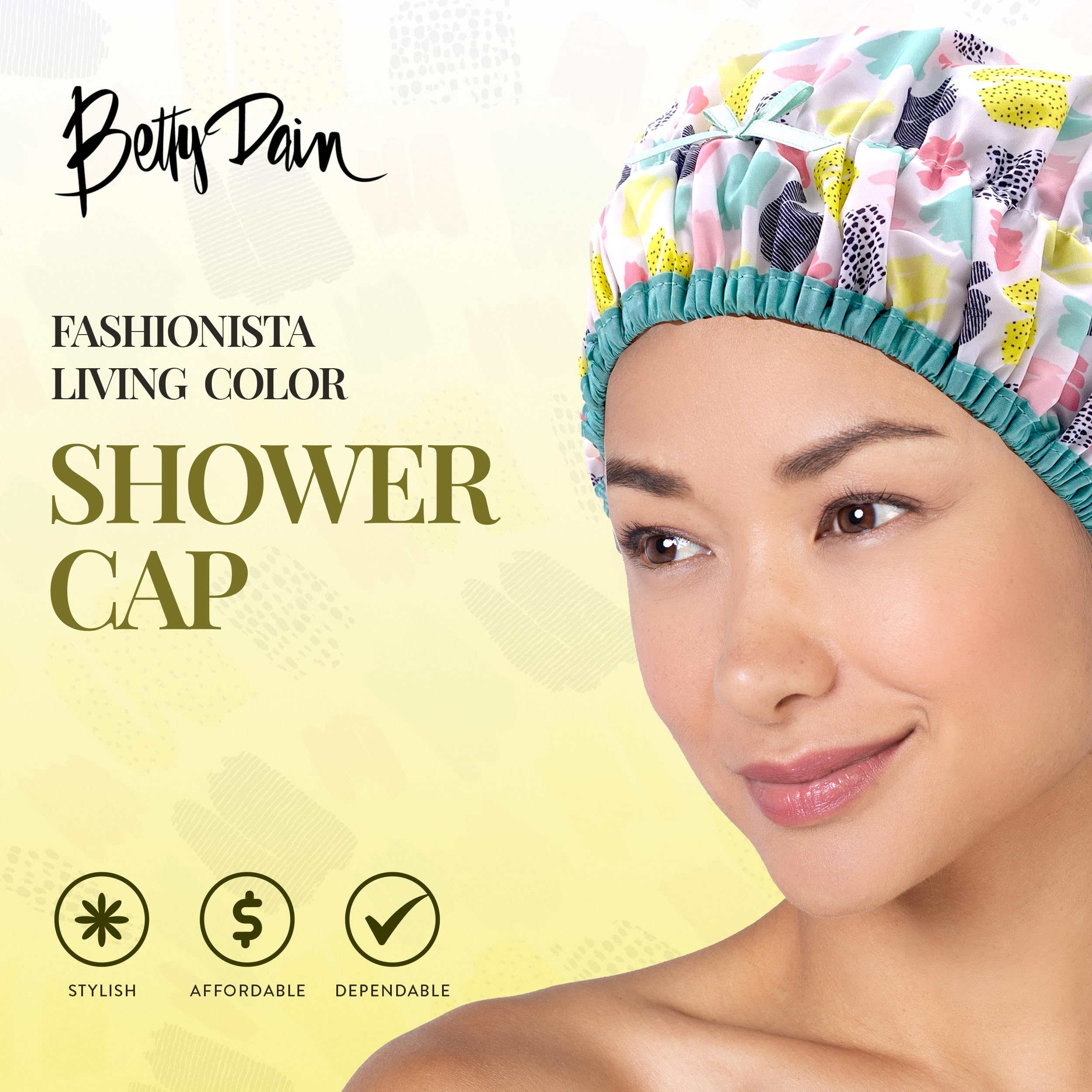 Betty Dain PEVA lining closeup highlights waterproof protection for wet environments.