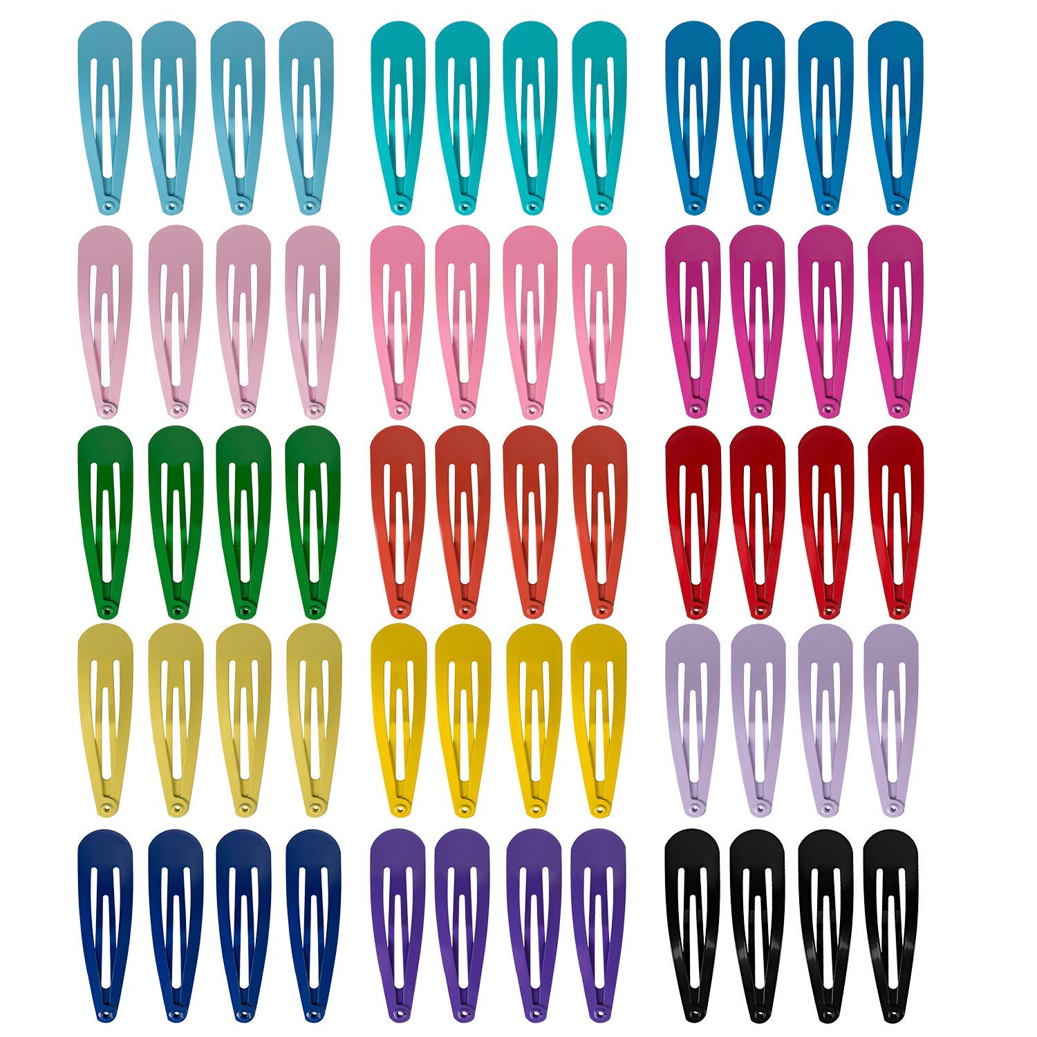 BetyBedy 2-inch metal hair clips with non-slip grip for busy mornings