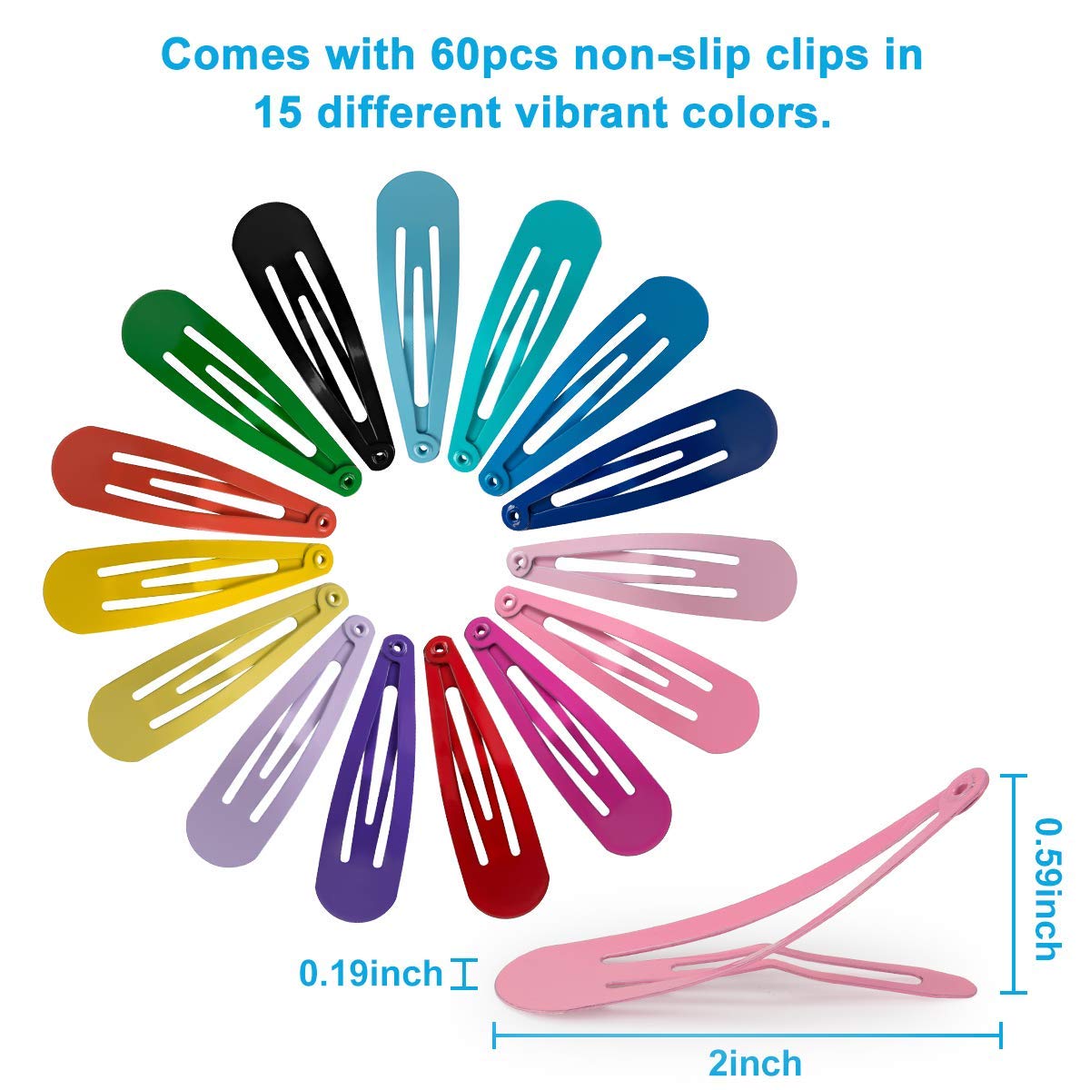BetyBedy durable clips with secure grip for neat hairstyles