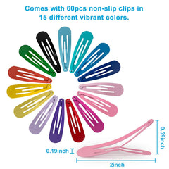 BetyBedy durable clips with secure grip for neat hairstyles
