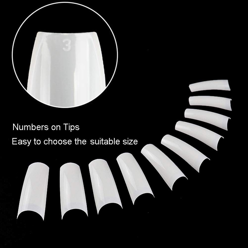 Beuniar ABS nail tips provide a durable base for nail art projects.