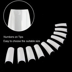 Beuniar ABS nail tips provide a durable base for nail art projects.