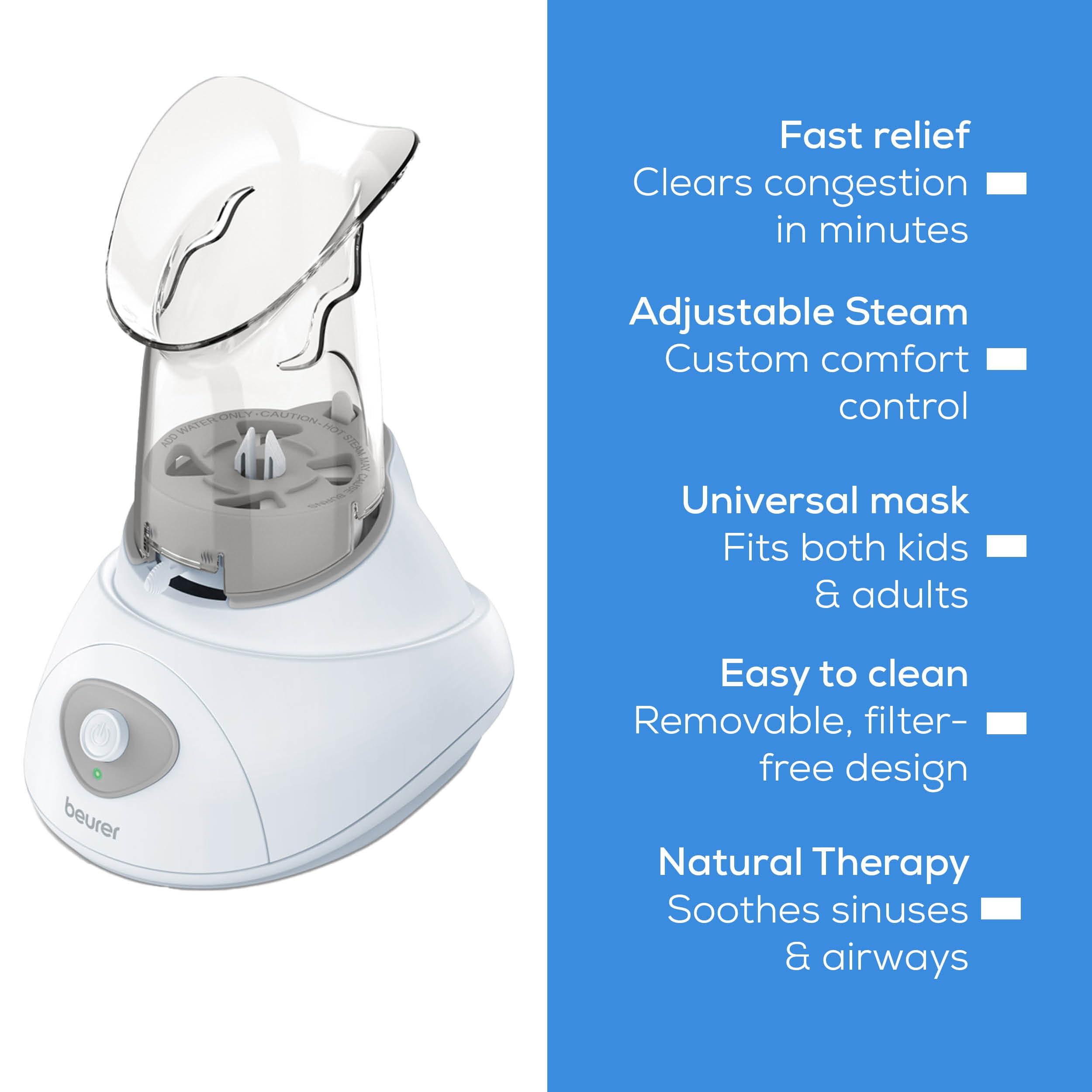 Beurer SI30 drug-free relief for sinus comfort at home.