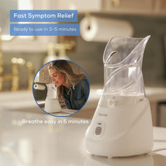 Beurer SI31 with universal mask provides comfortable, family-friendly steam relief.