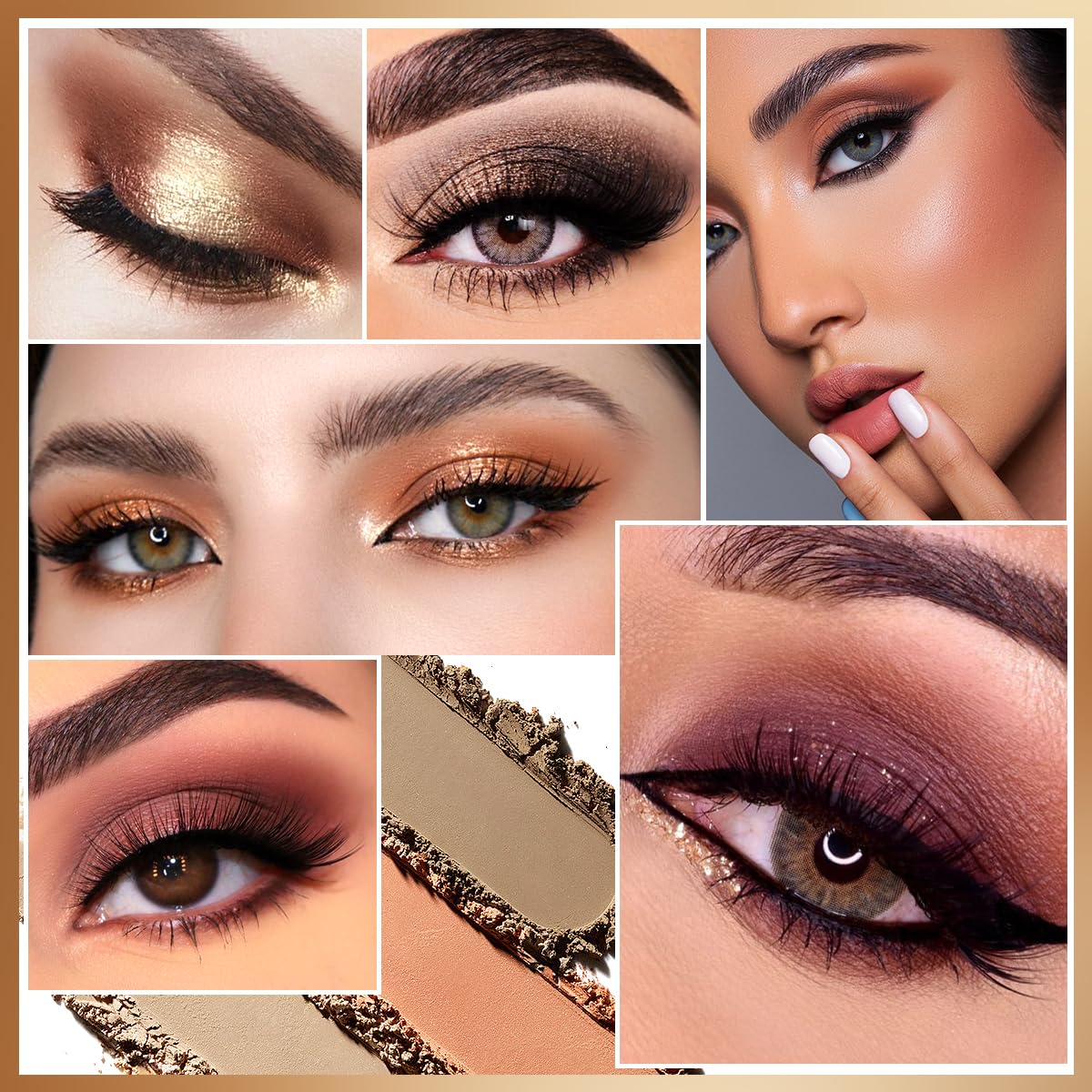 BEUSELF Nude Neutral Paleta versatilidad para diario y ocasiones especiales.