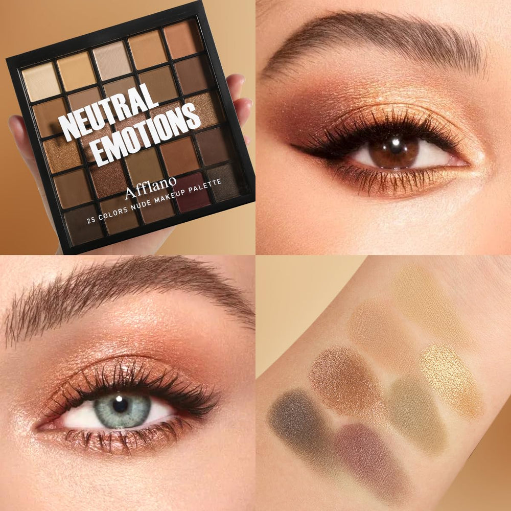 BEUSELF Nude Neutral Paleta tonos café para profundidad en look ahumado.