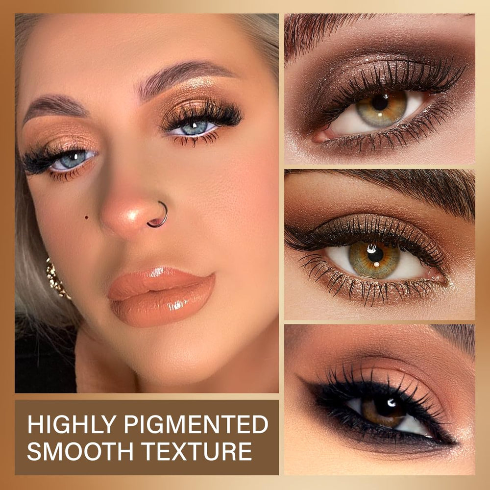 BEUSELF Nude Neutral Paleta tonos caramelo para transición suave.