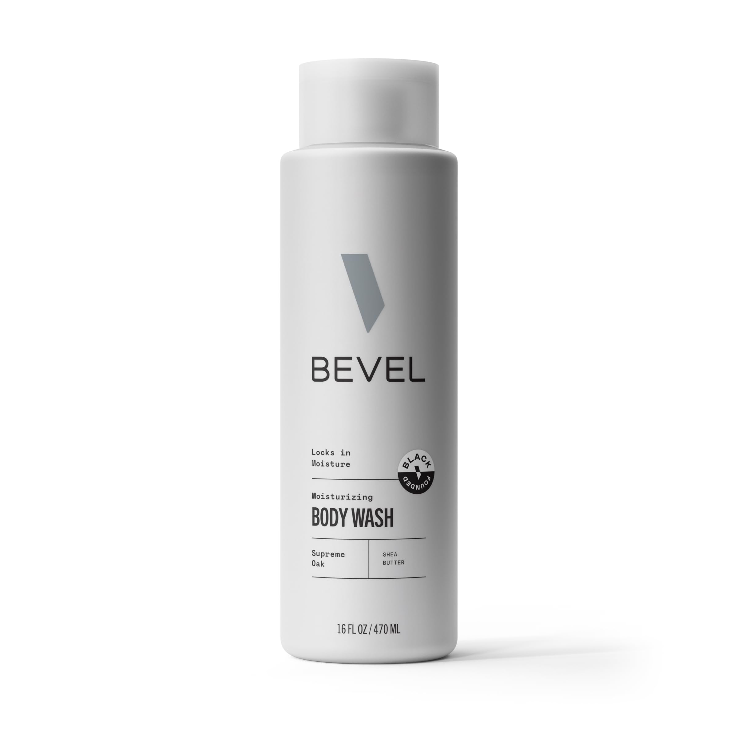 Bevel baño cuerpo hombre roble supremo: limpieza suave que deja la piel hidratada.