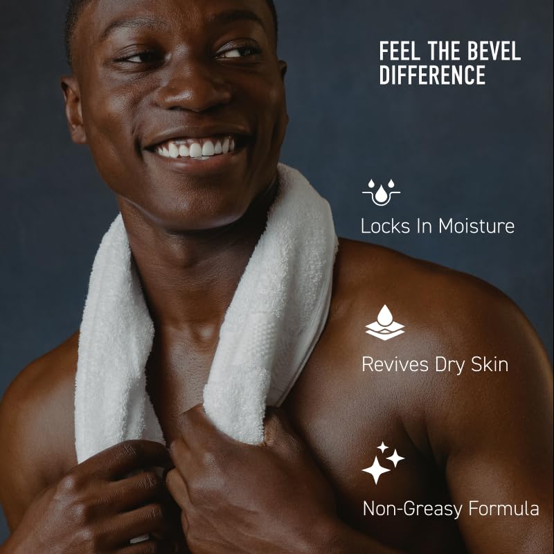 Bevel Body Cream package flatlay with bottle and accessories.